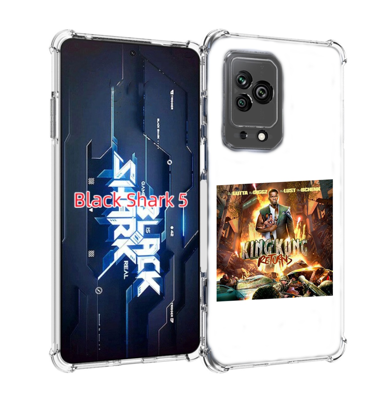 

Чехол MyPads 50 Cent - King Kong Returns для Xiaomi Black Shark 5, Прозрачный, Tocco