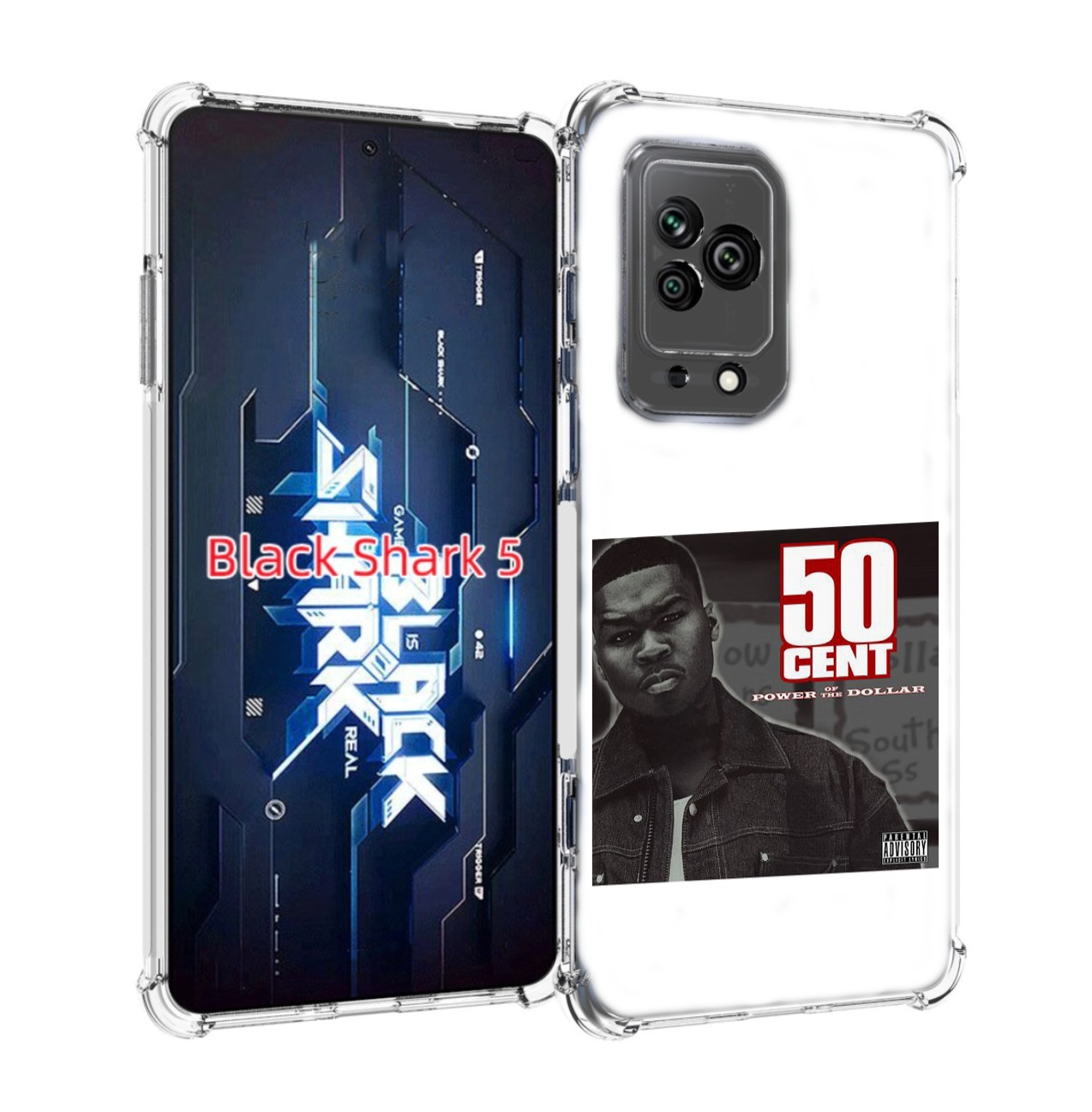 

Чехол MyPads 50 Cent - Power Of The Dollar для Xiaomi Black Shark 5, Прозрачный, Tocco