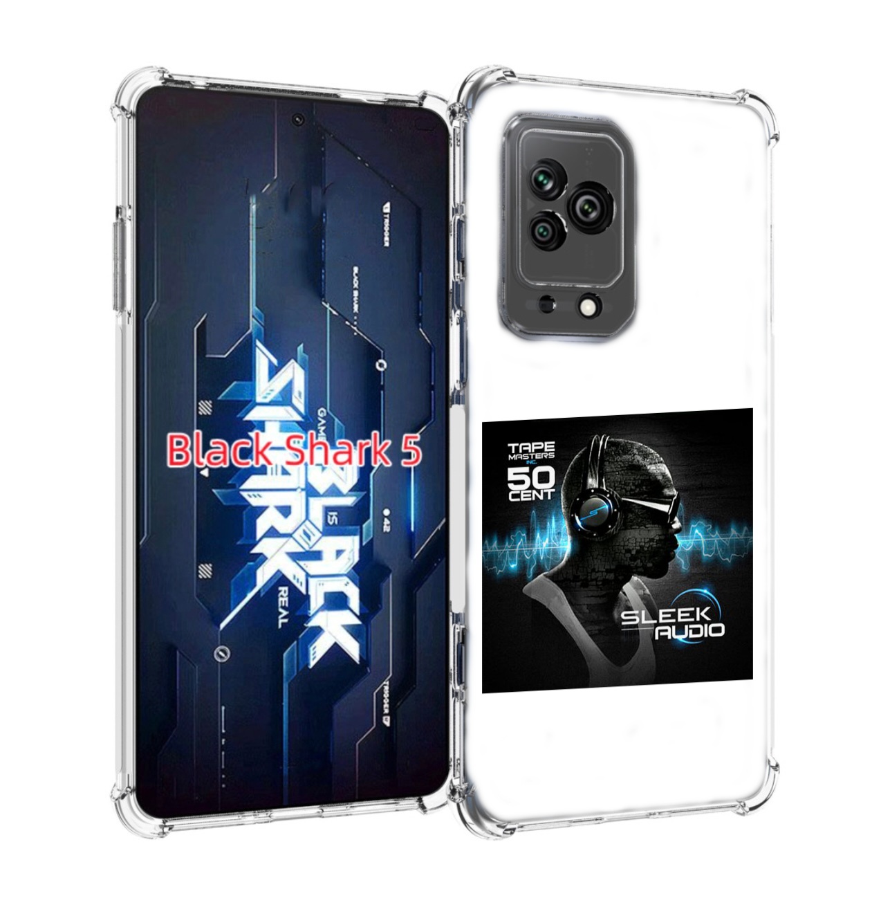 

Чехол MyPads 50 Cent - Sleek Audio для Xiaomi Black Shark 5, Прозрачный, Tocco