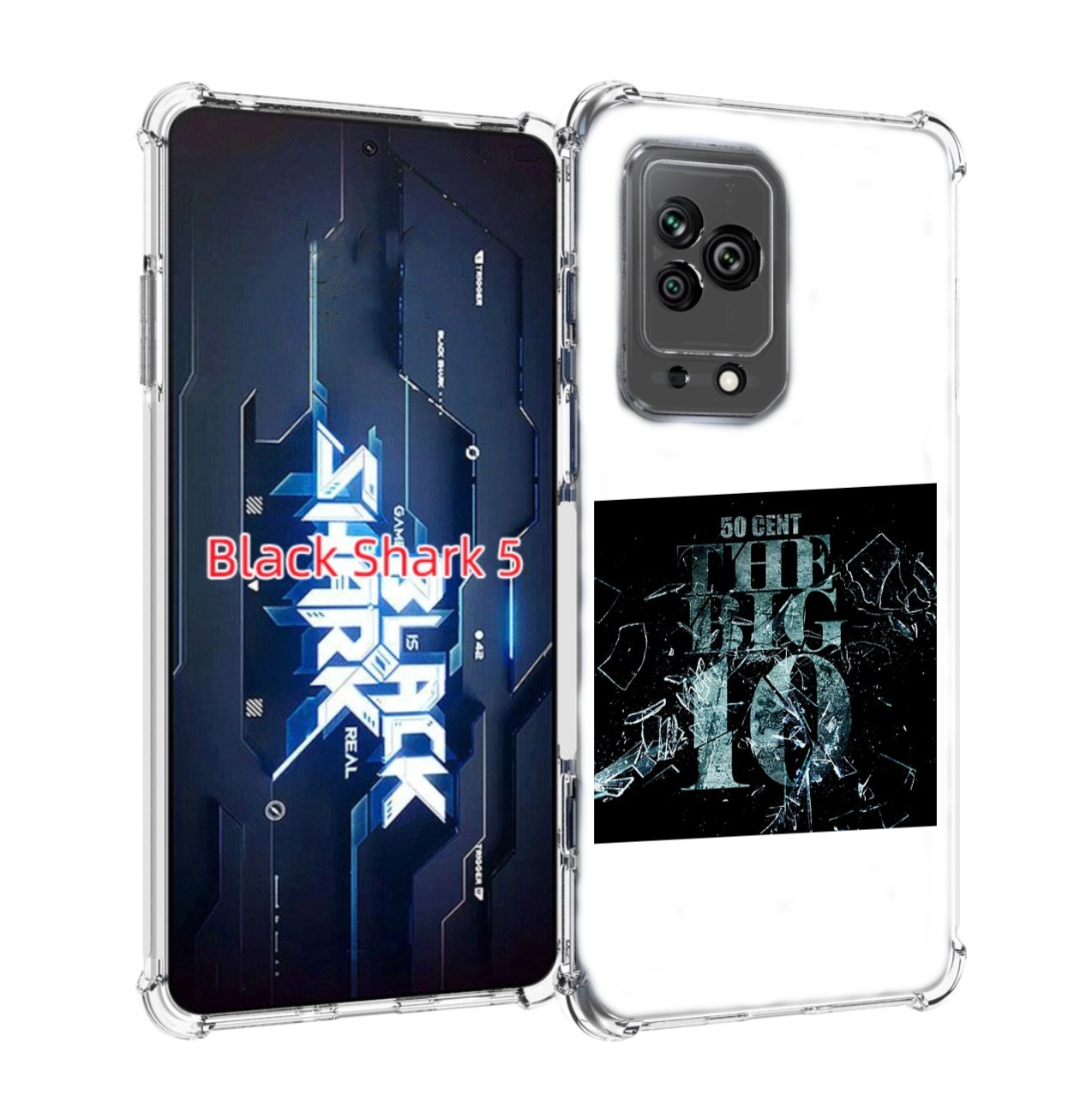 

Чехол MyPads 50 Cent - The Big 10 для Xiaomi Black Shark 5, Прозрачный, Tocco