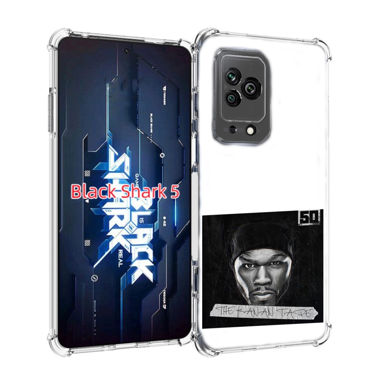 

Чехол MyPads 50 Cent - The Kanan Tape для Xiaomi Black Shark 5, Прозрачный, Tocco