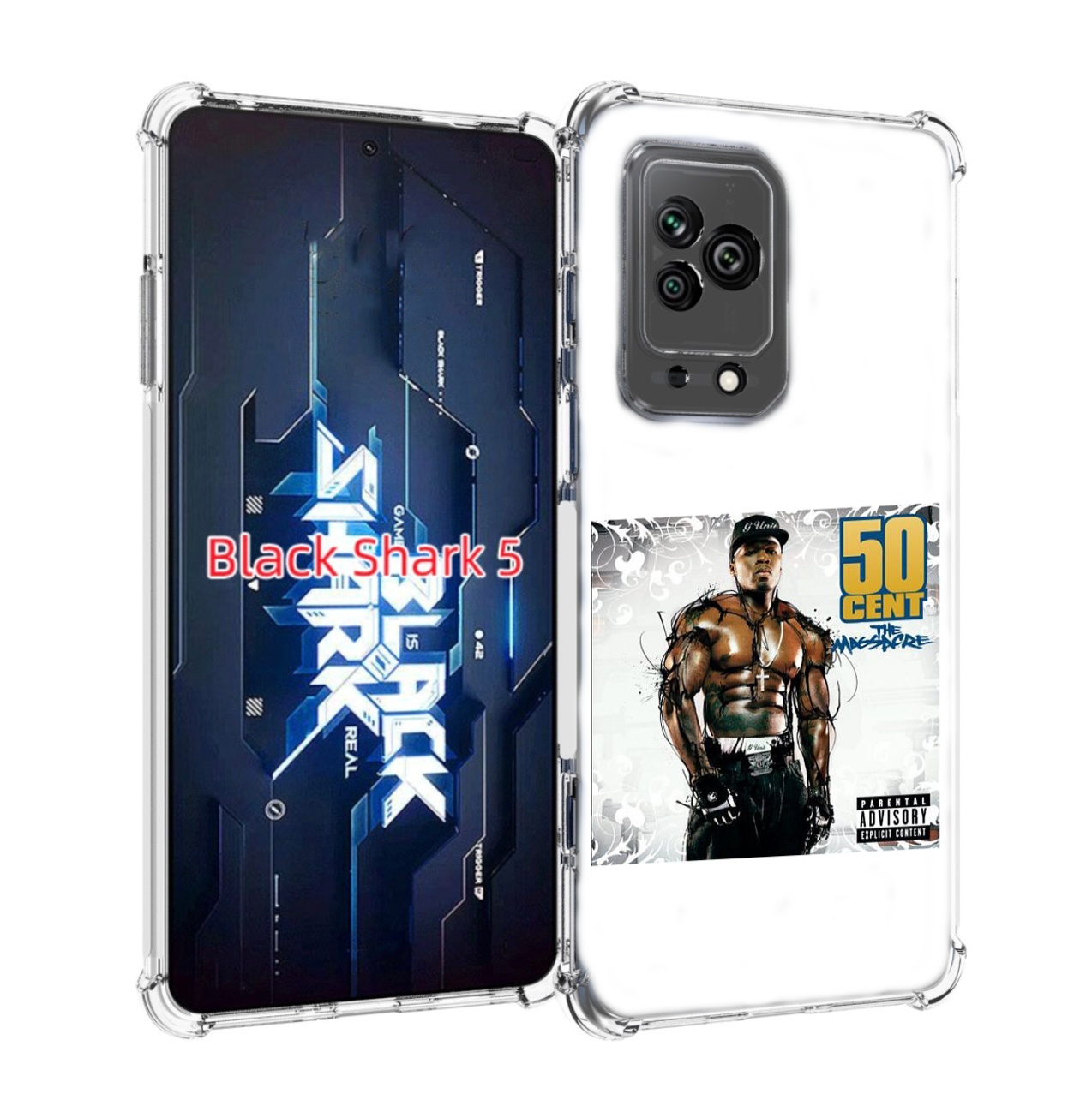 

Чехол MyPads 50 Cent - The Massacre для Xiaomi Black Shark 5, Прозрачный, Tocco