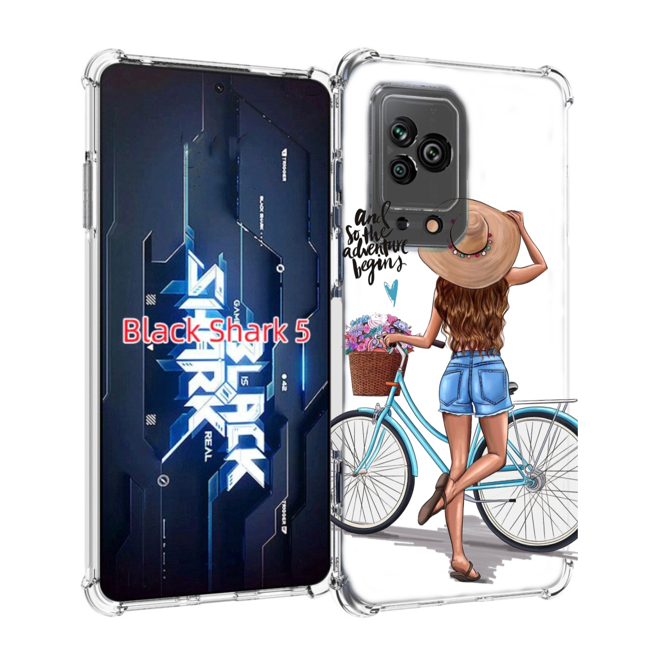 

Чехол MyPads Adventure женский для Xiaomi Black Shark 5, Прозрачный, Tocco