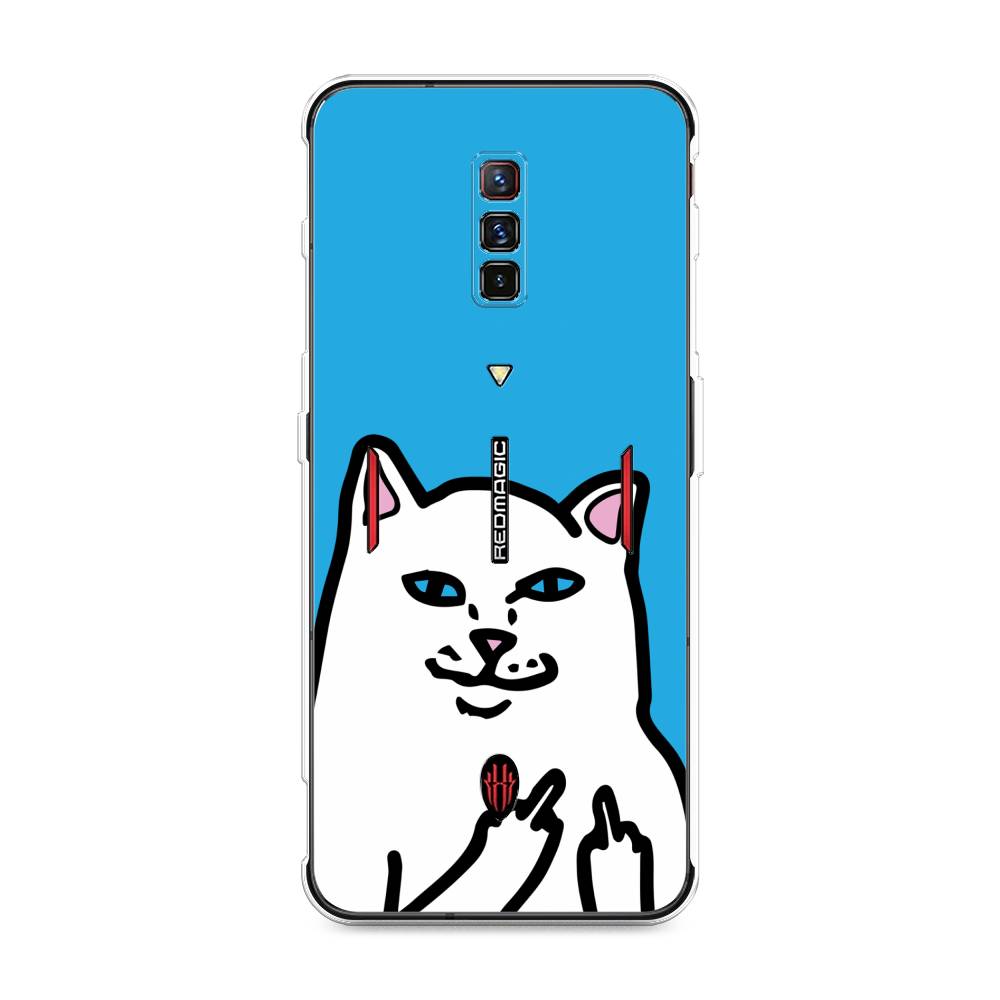 

Чехол Awog на ZTE Nubia Red Magic 6 / ЗТЕ Нубиа Ред Мэджик 6 "Кот жесть", Разноцветный, 135150-9