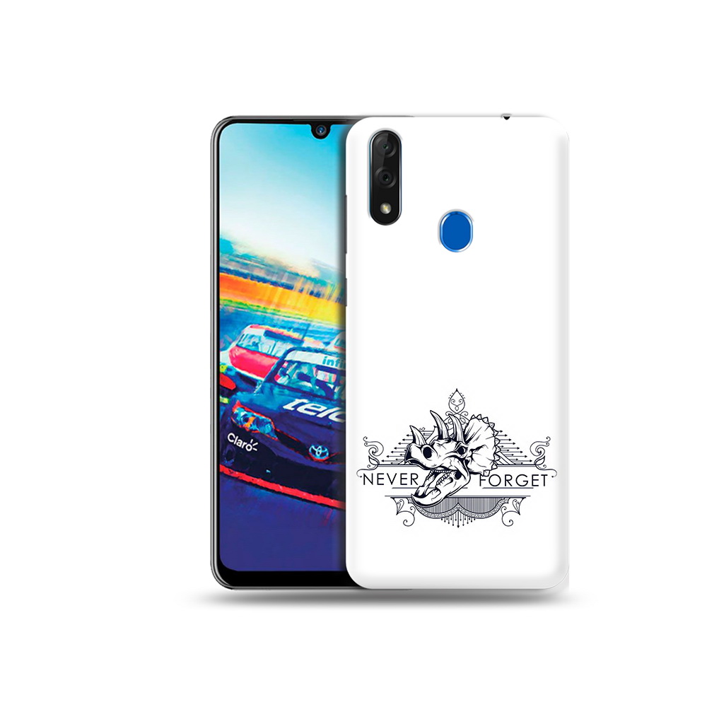 

Чехол MyPads Tocco для ZTE Blade V10 логотип носорога никогда не забуду (PT136503.455.445), Прозрачный, Tocco