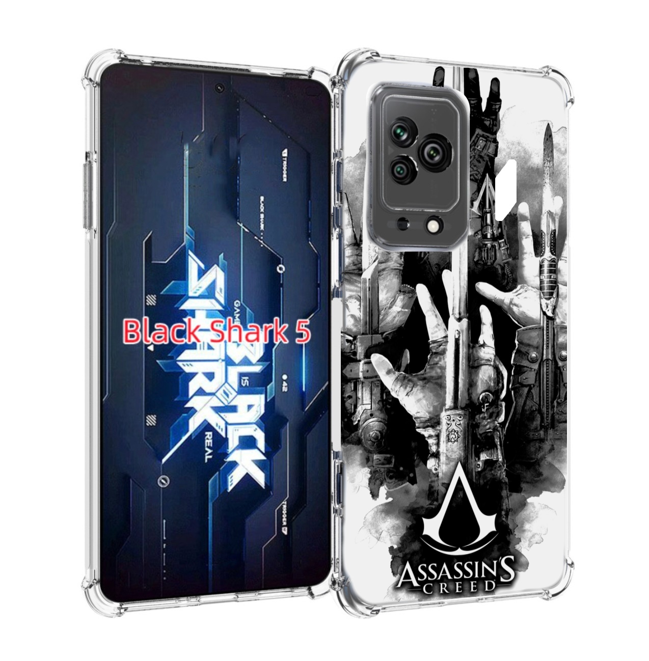 

Чехол MyPads Assassin's Creed скрытый клинок для Xiaomi Black Shark 5, Прозрачный, Tocco