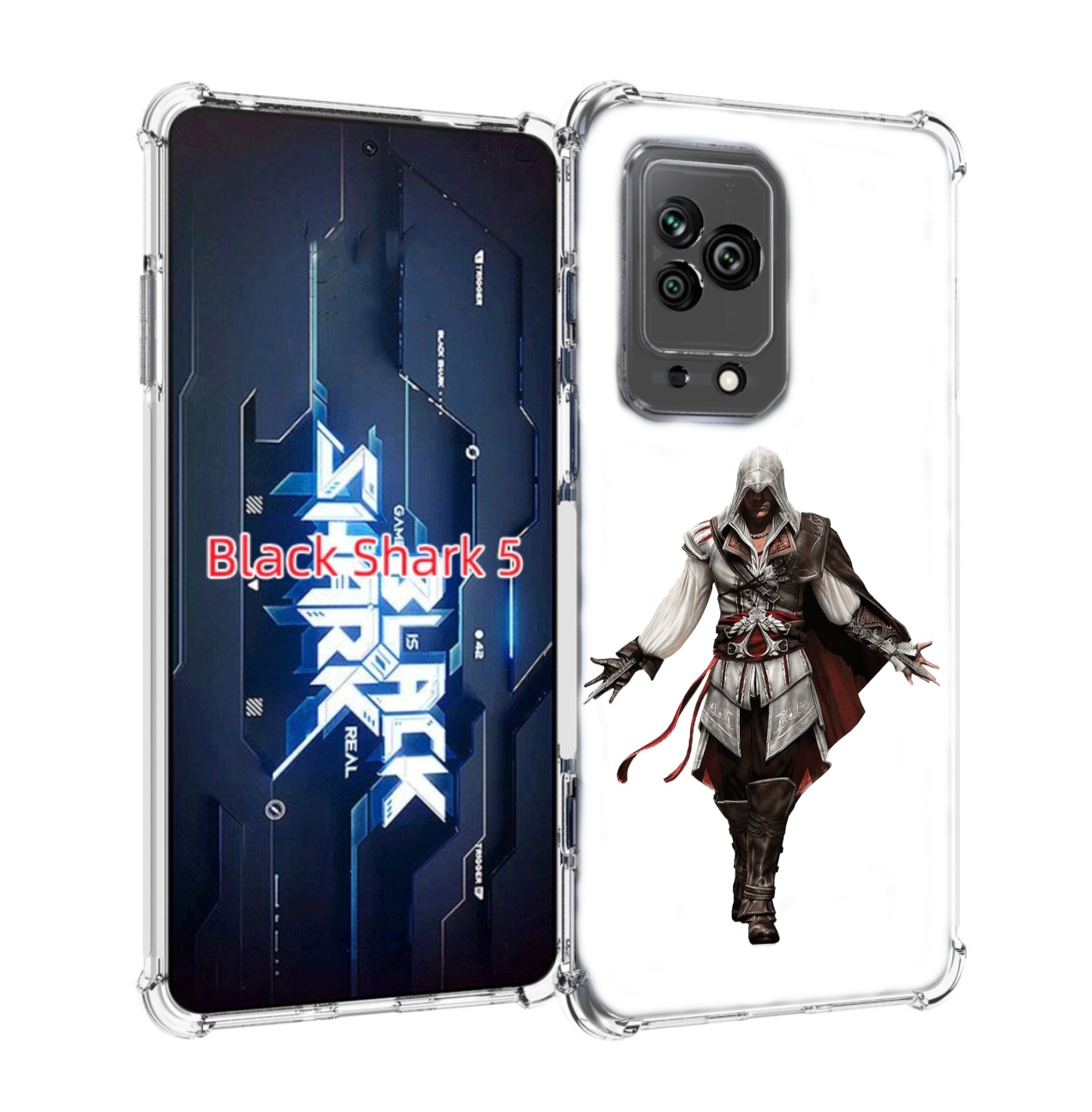 

Чехол MyPads Assassin's-Creed мужской для Xiaomi Black Shark 5, Прозрачный, Tocco