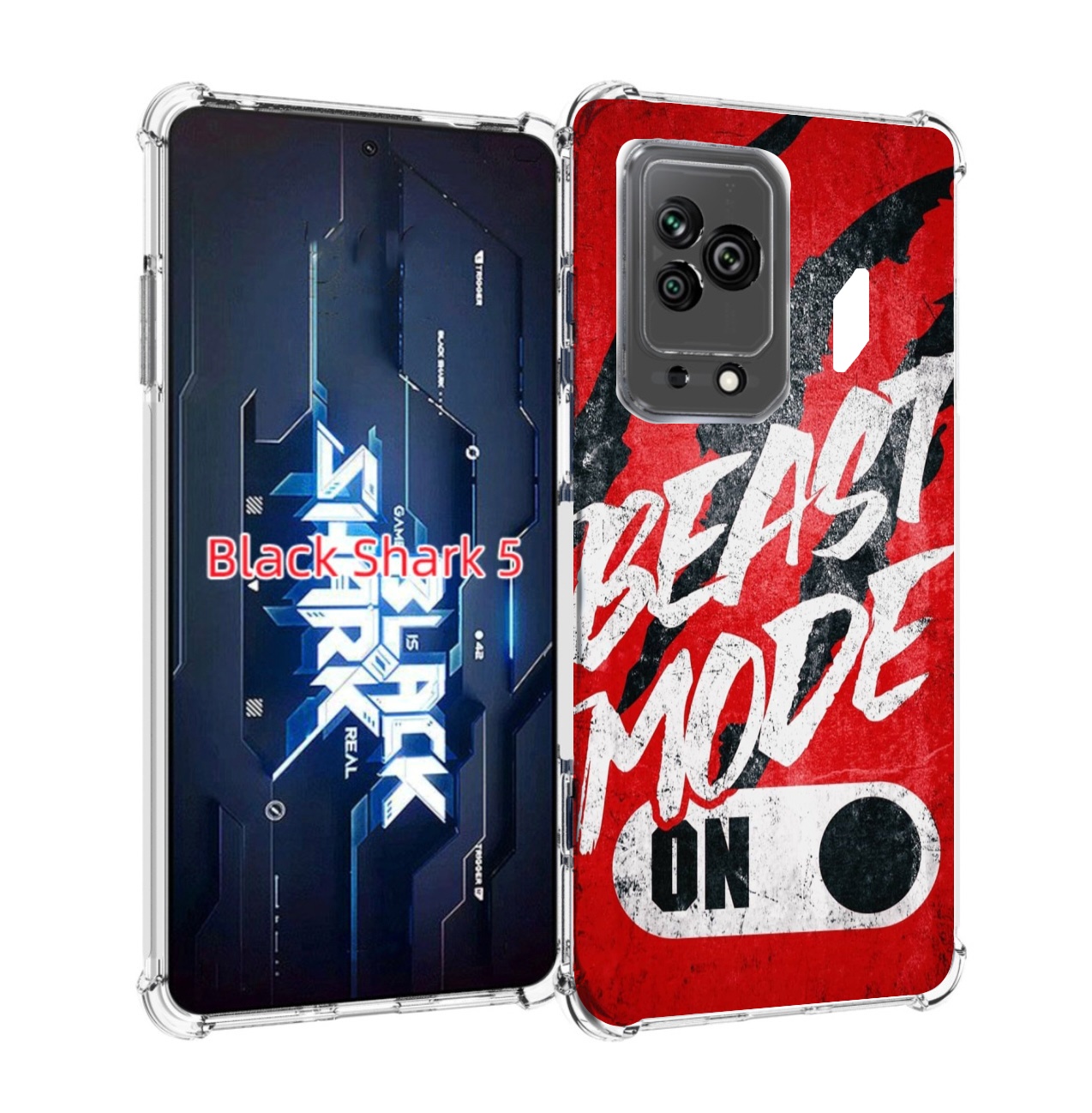 

Чехол MyPads BEAST inside You для Xiaomi Black Shark 5, Прозрачный, Tocco