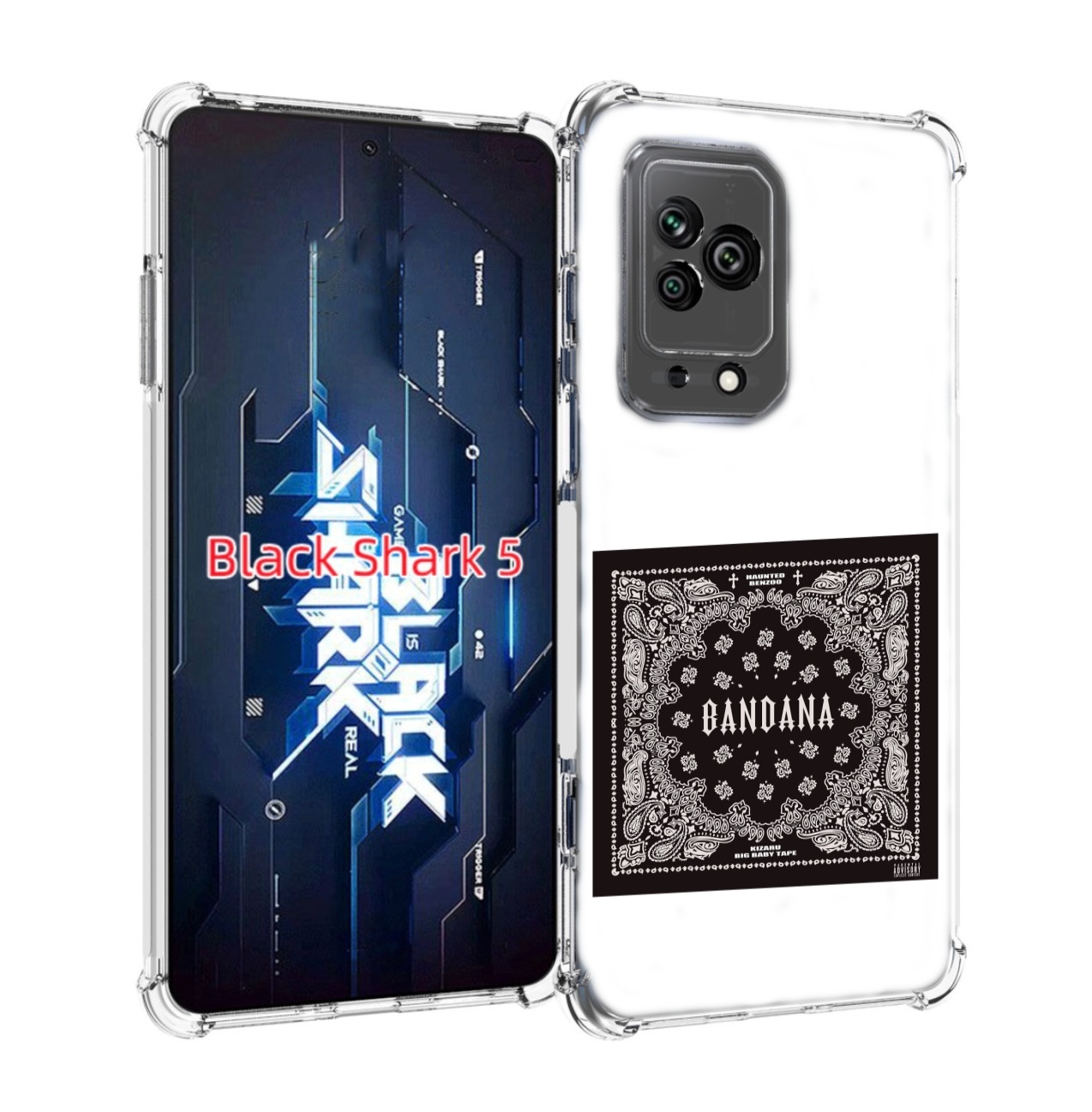 

Чехол MyPads Bandana I Big Baby Tape для Xiaomi Black Shark 5, Прозрачный, Tocco