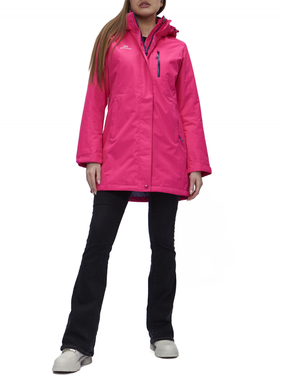 

Парка женская NoBrand AD551992 розовая 46 RU, AD551992