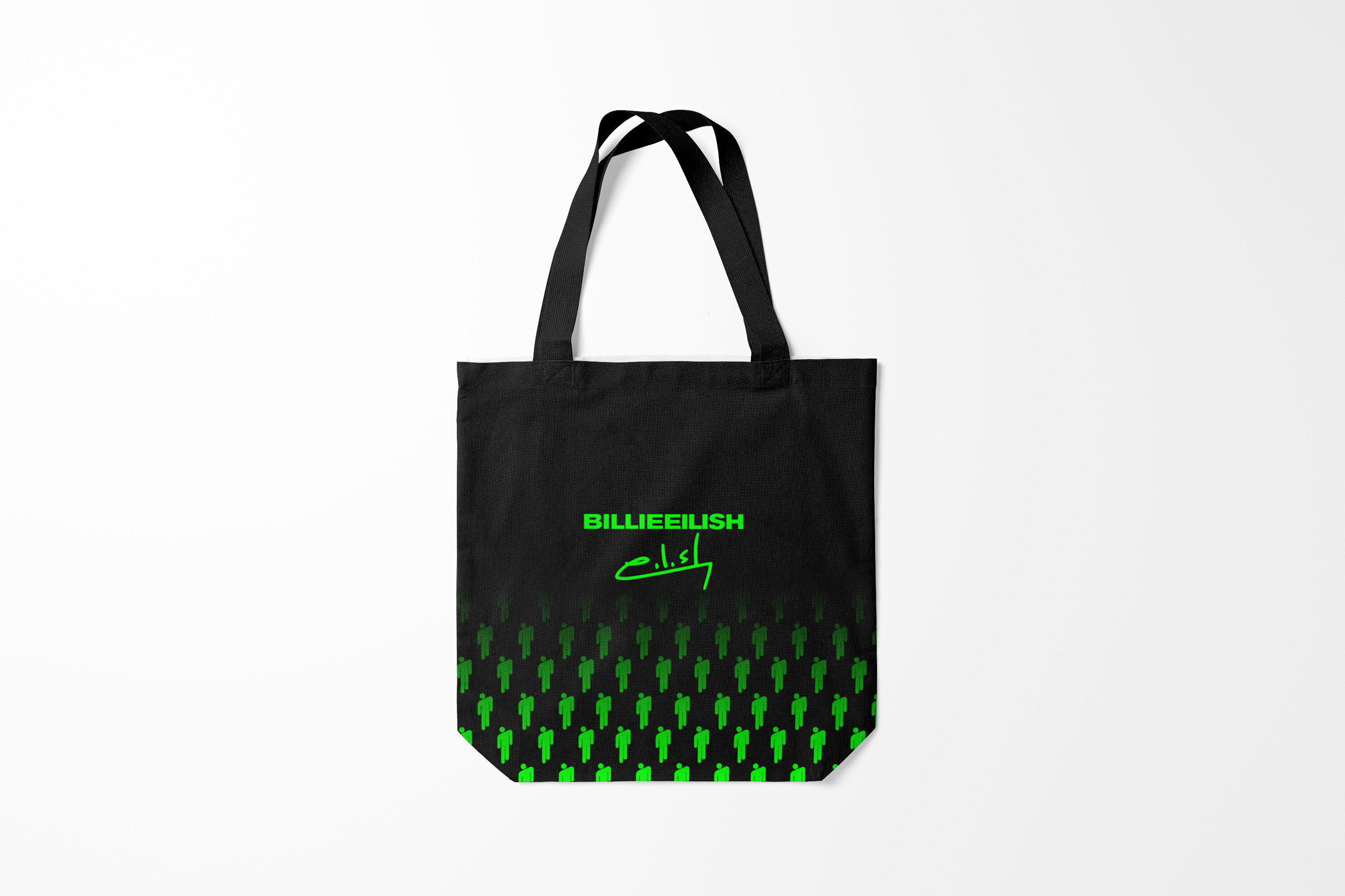 

Сумка шoппер унисекс Burnettie Billie Eilish Билли Айлиш, черный, Billie Eilish Билли Айлиш