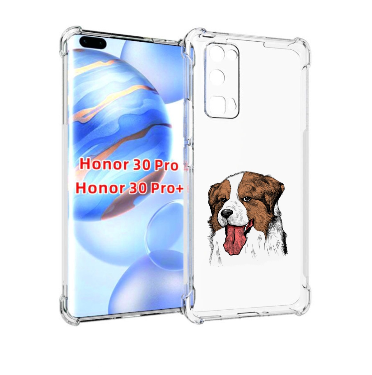 

Чехол бампер MyPads бетховен для Honor 30 Pro, Прозрачный, Tocco