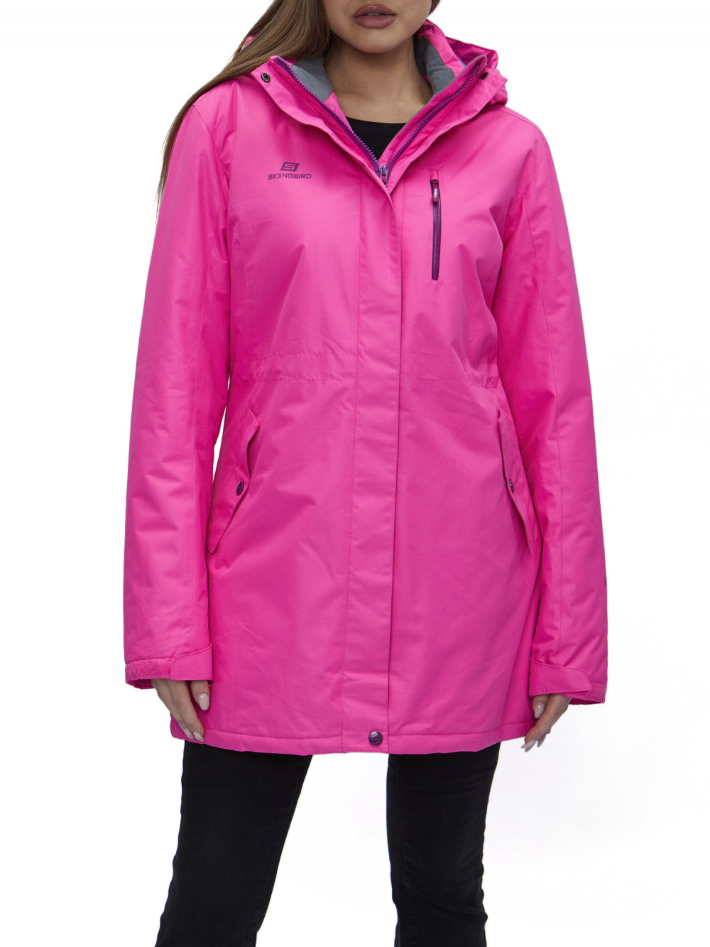 

Парка женская NoBrand AD551706 розовая 48 RU, Розовый, AD551706