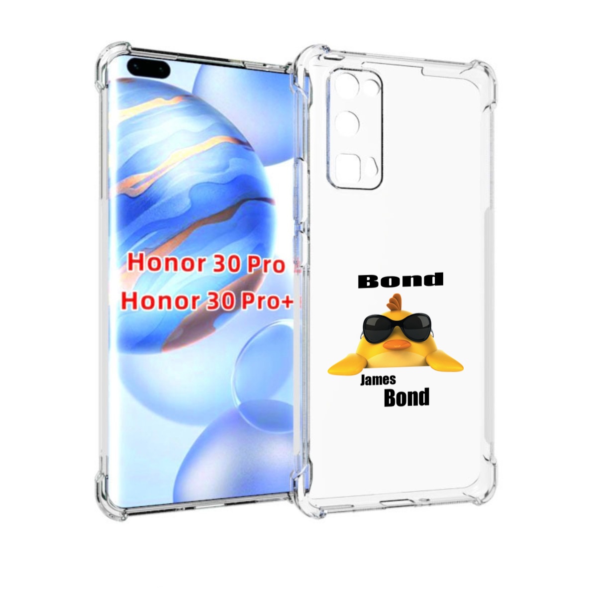 

Чехол бампер MyPads бонд для Honor 30 Pro, Прозрачный, Tocco