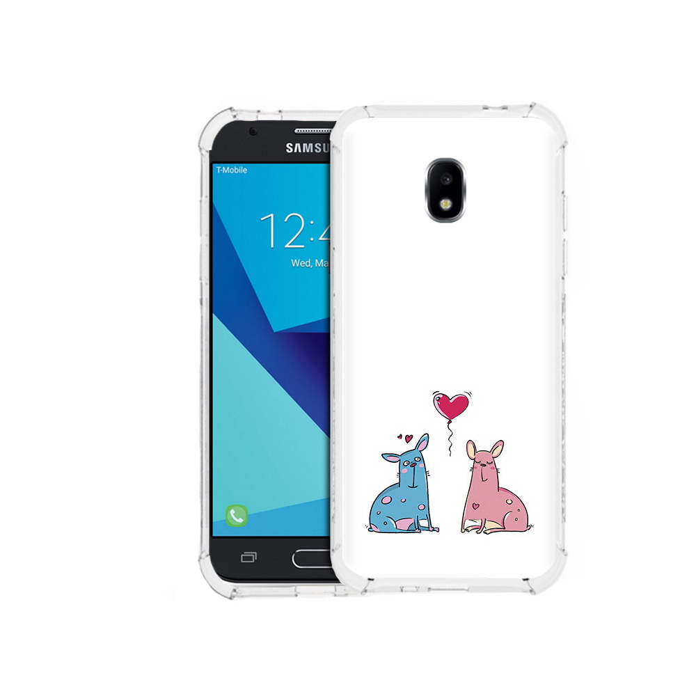 

Чехол MyPads Tocco для Samsung Galaxy J3 (2017) Лама любовь (PT74067.575.102), Прозрачный, Tocco