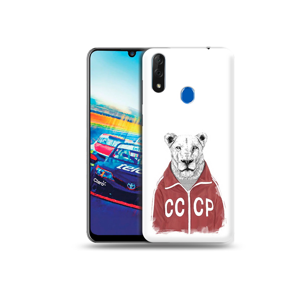 

Чехол MyPads Tocco для ZTE Blade V10 львица ссср (PT136503.455.450), Прозрачный, Tocco