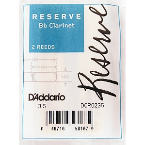 

Трости для кларнета Bb DAddario DCR0235 Reserve, DCR0235 Reserve