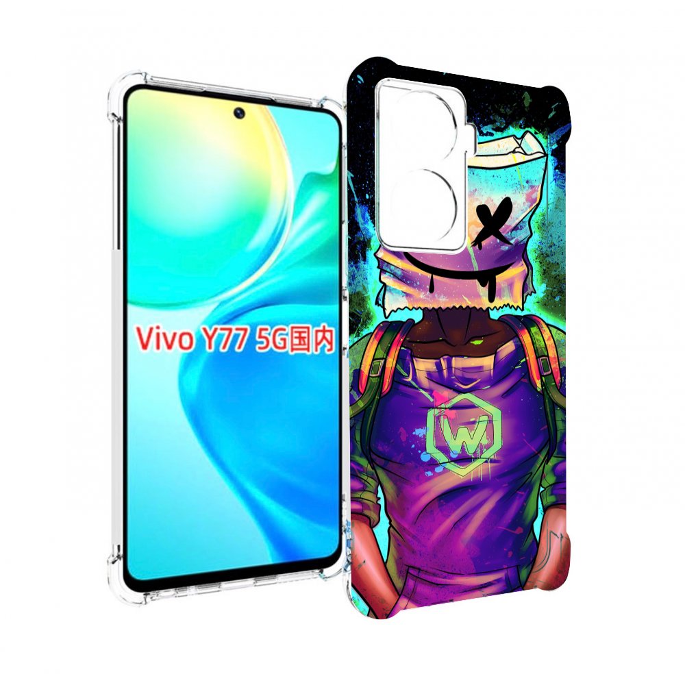 

Чехол MyPads маршмеллоу-глитч для Vivo Y77 5G, Прозрачный, Tocco