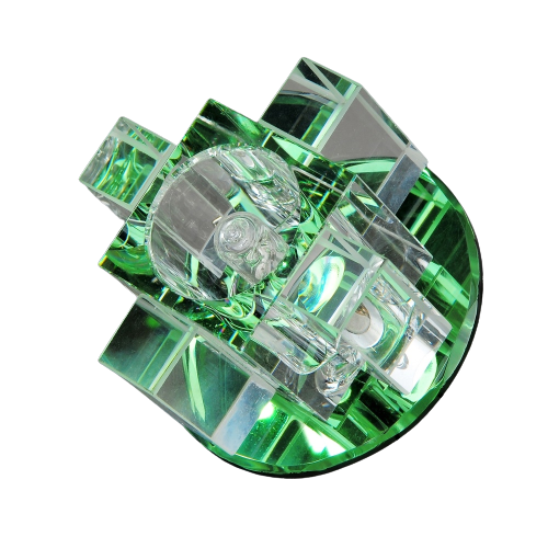 фото 8164-gy-5.3-green светильник точечный зеленый elvan