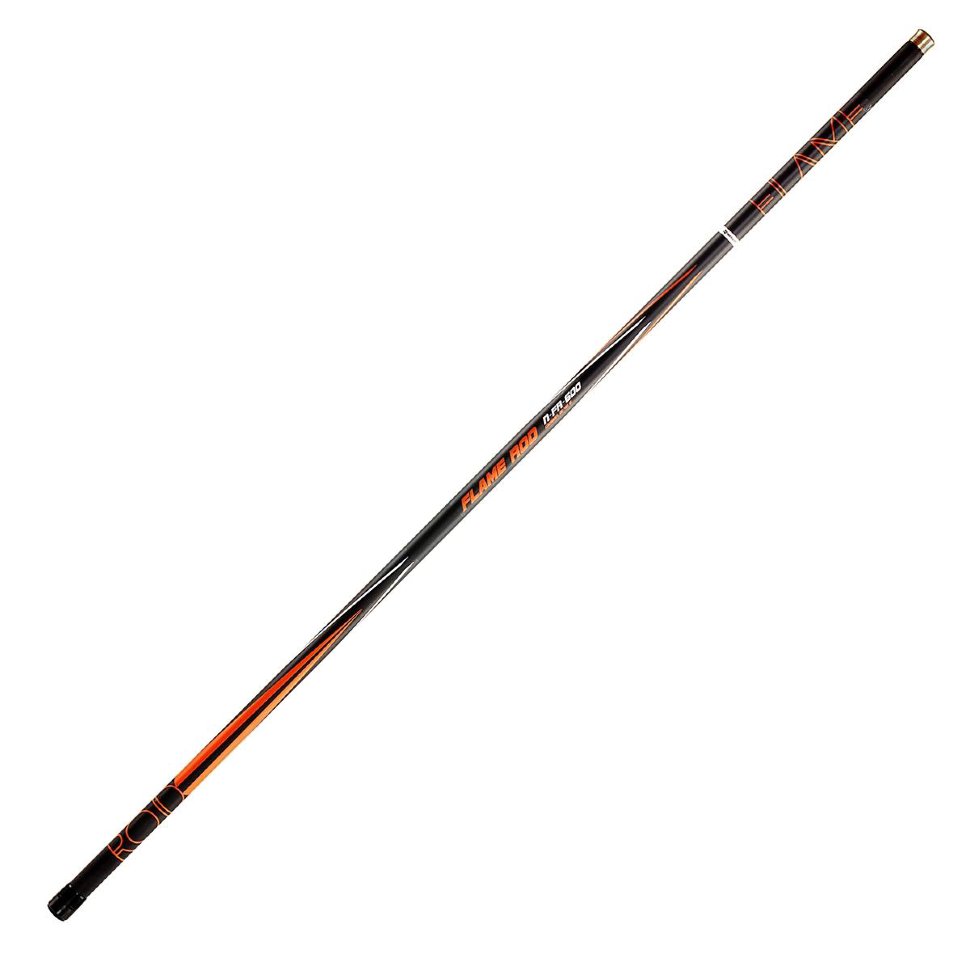 фото Удилище маховое nisus flame rod carbon 6м (15-40г) без колец n-fr-600