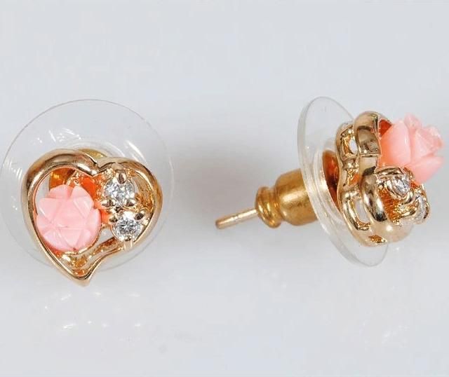 

Серьги из ювелирного сплава Lotus Jewelry 65E-042co, коралл, 65E-042co