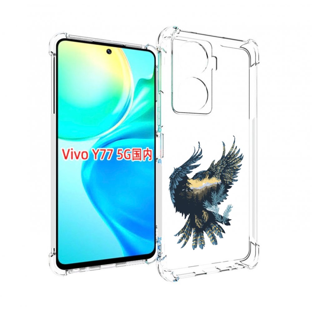 

Чехол MyPads мирок в соколе для Vivo Y77 5G, Прозрачный, Tocco