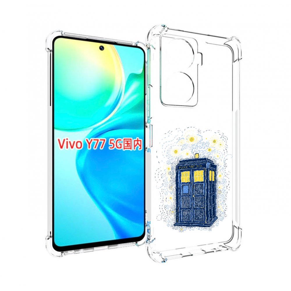 

Чехол MyPads будка рисунок для Vivo Y77 5G, Прозрачный, Tocco