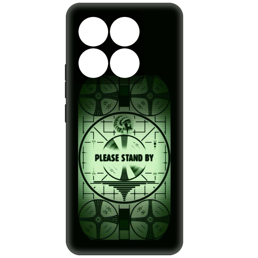 

Чехол-накладка Krutoff Soft Case Фоллаут (Fallout) - Пожалуйста, подождите для Xiaomi 14T, Черный