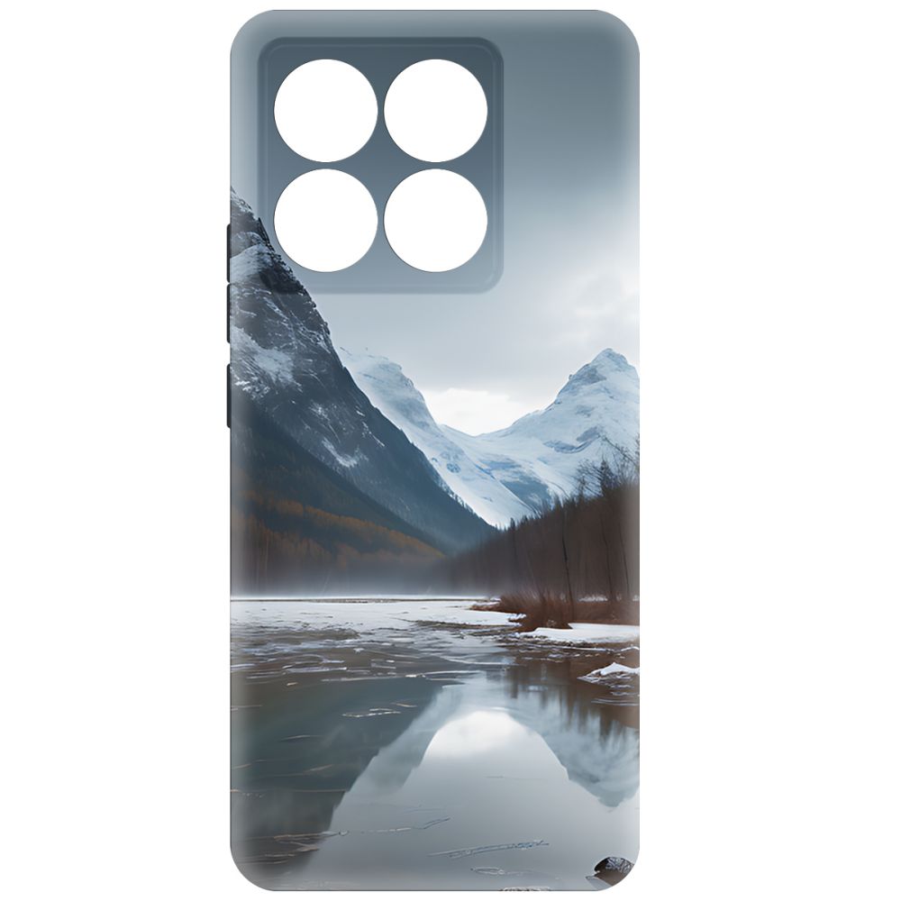 

Чехол-накладка Krutoff Soft Case Весенняя оттепель для Xiaomi 14T черный