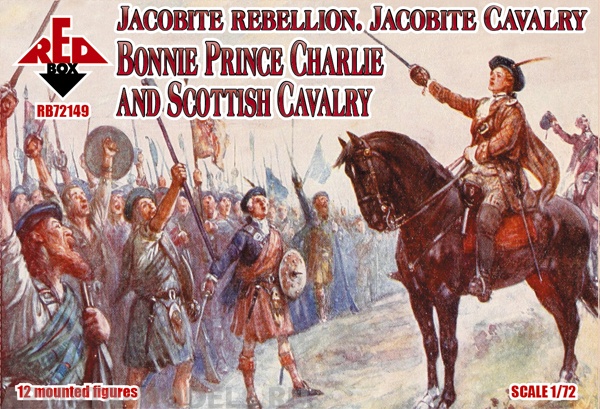 

RB72149 Jacobite Rebellion JacobiteCavalry Bonnie Prince Charlie and ScottishCavalry 1745