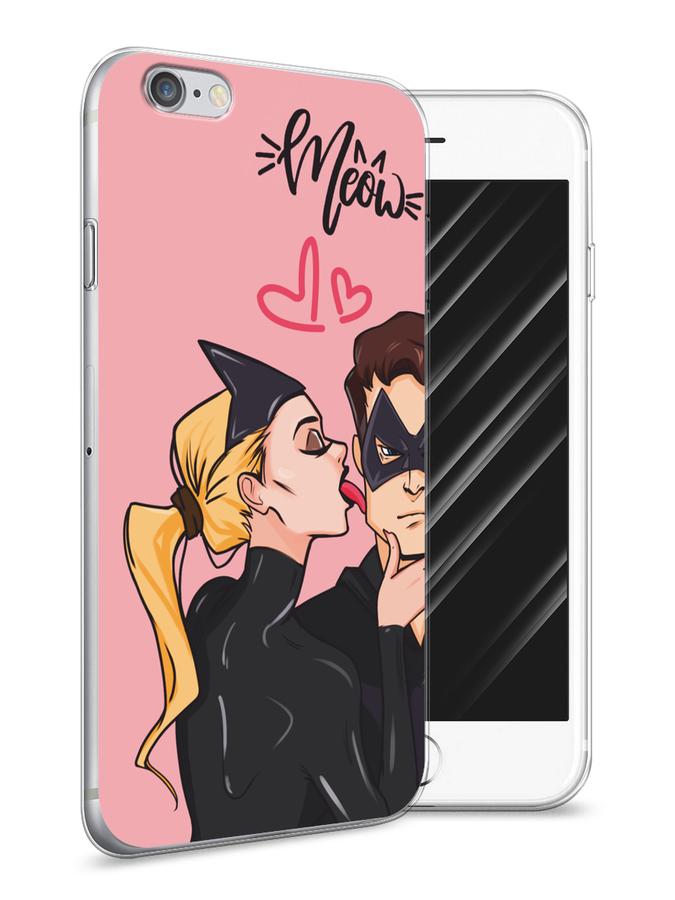 

Чехол Awog на Apple iPhone 6/6S "Kiss of Cat Woman", Розовый;черный;бежевый, 10450-1