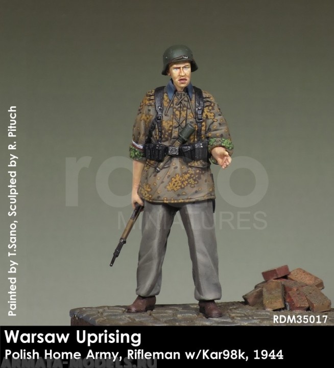 RDM35017 Немецкий солдат  Home Army Rifleman w/kar 98, 1944