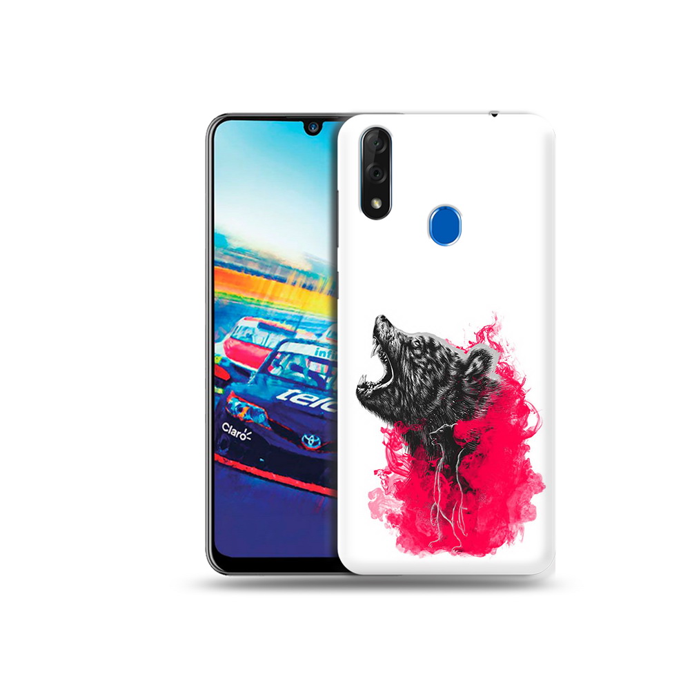 

Чехол MyPads Tocco для ZTE Blade V10 медведь в дымке (PT136503.455.463), Прозрачный, Tocco
