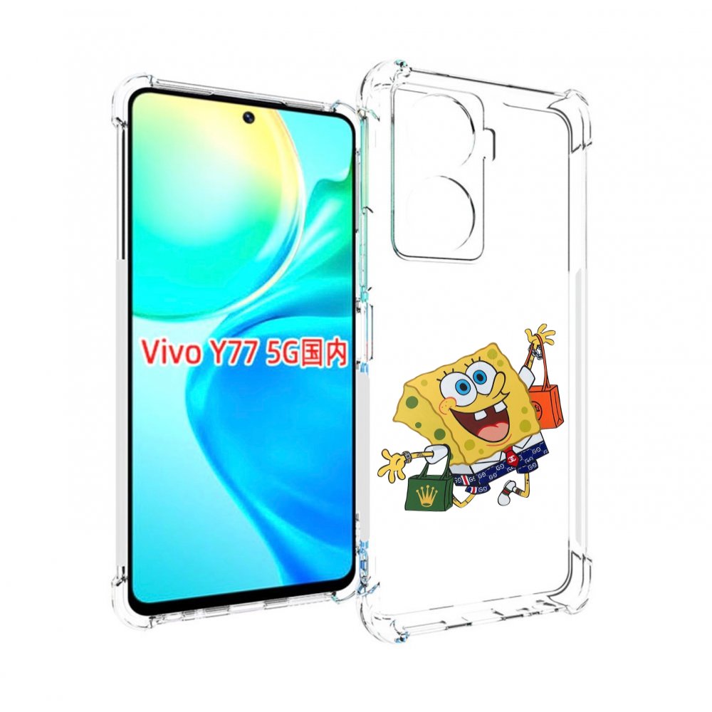 

Чехол MyPads модный-спанч-боб для Vivo Y77 5G, Прозрачный, Tocco