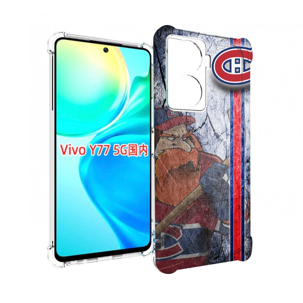

Чехол MyPads монреаль канадиенс для Vivo Y77 5G, Прозрачный, Tocco