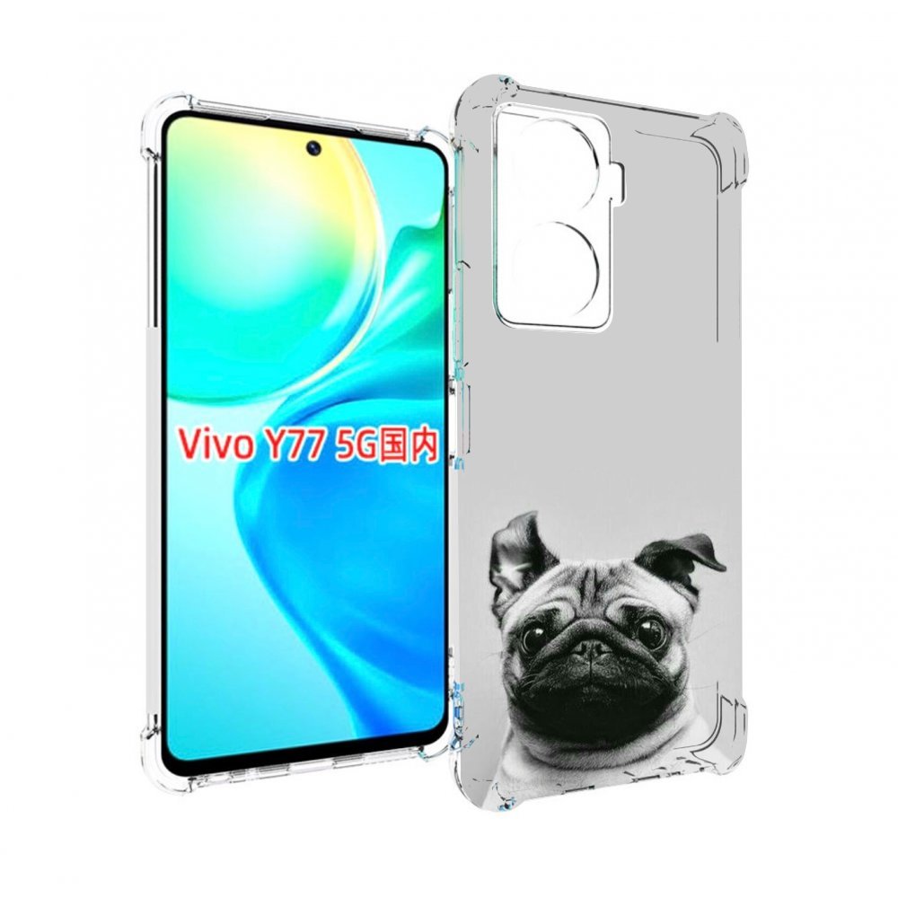 

Чехол MyPads мопс для Vivo Y77 5G, Прозрачный, Tocco