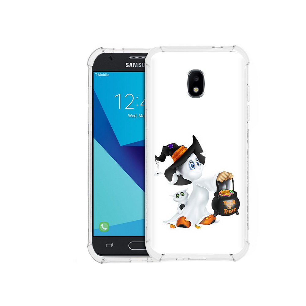 

Чехол MyPads Tocco для Samsung Galaxy J3 (2017) Маленький призрак (PT74067.575.113), Прозрачный, Tocco