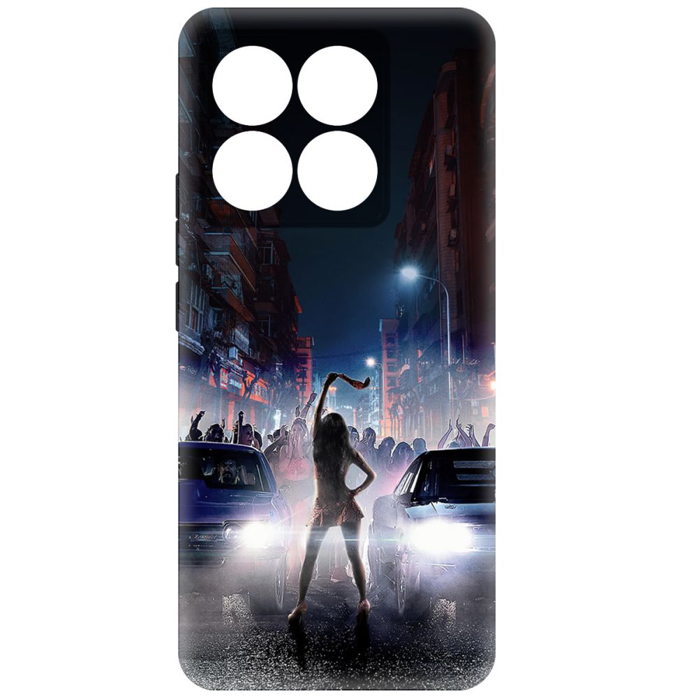 

Чехол-накладка Krutoff Soft Case Форсаж. Стритрейсинг для Xiaomi 14T черный