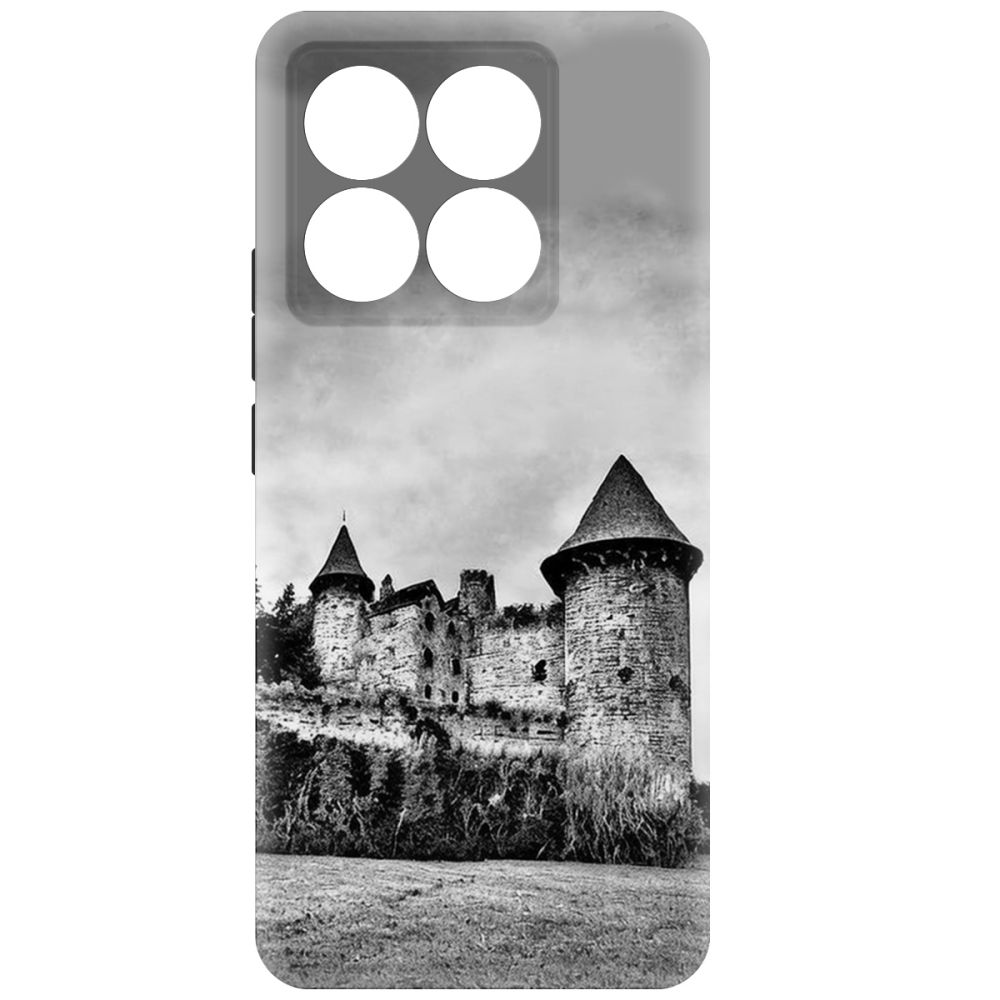 

Чехол-накладка Krutoff Soft Case Старый замок для Xiaomi 14T черный
