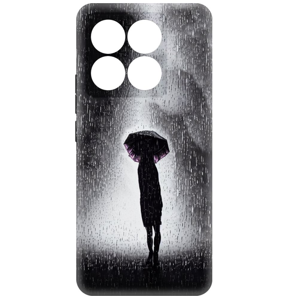 

Чехол-накладка Krutoff Soft Case Ночная крипота для Xiaomi 14T черный