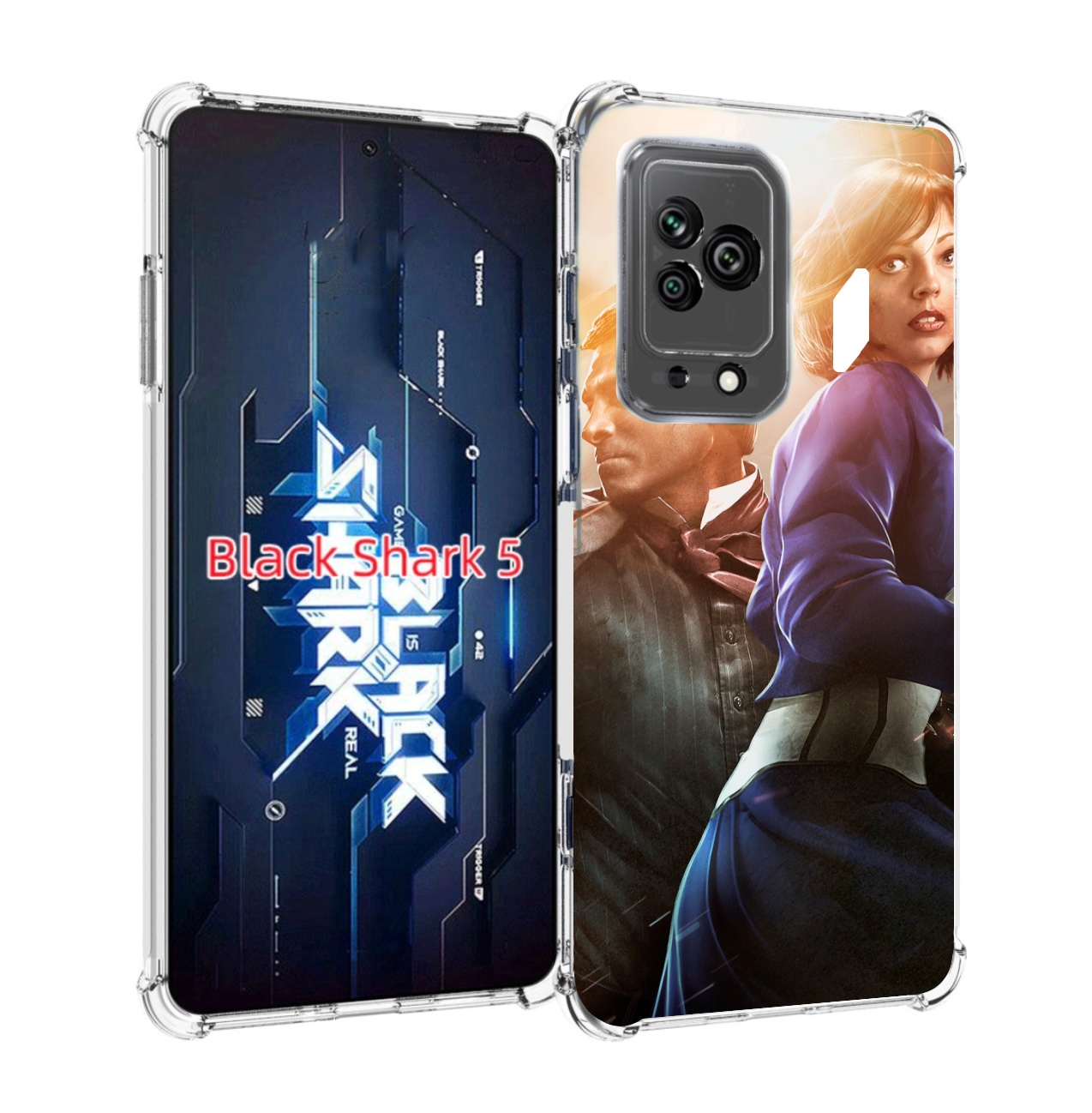 

Чехол MyPads Bioshock Infinite для Xiaomi Black Shark 5, Прозрачный, Tocco