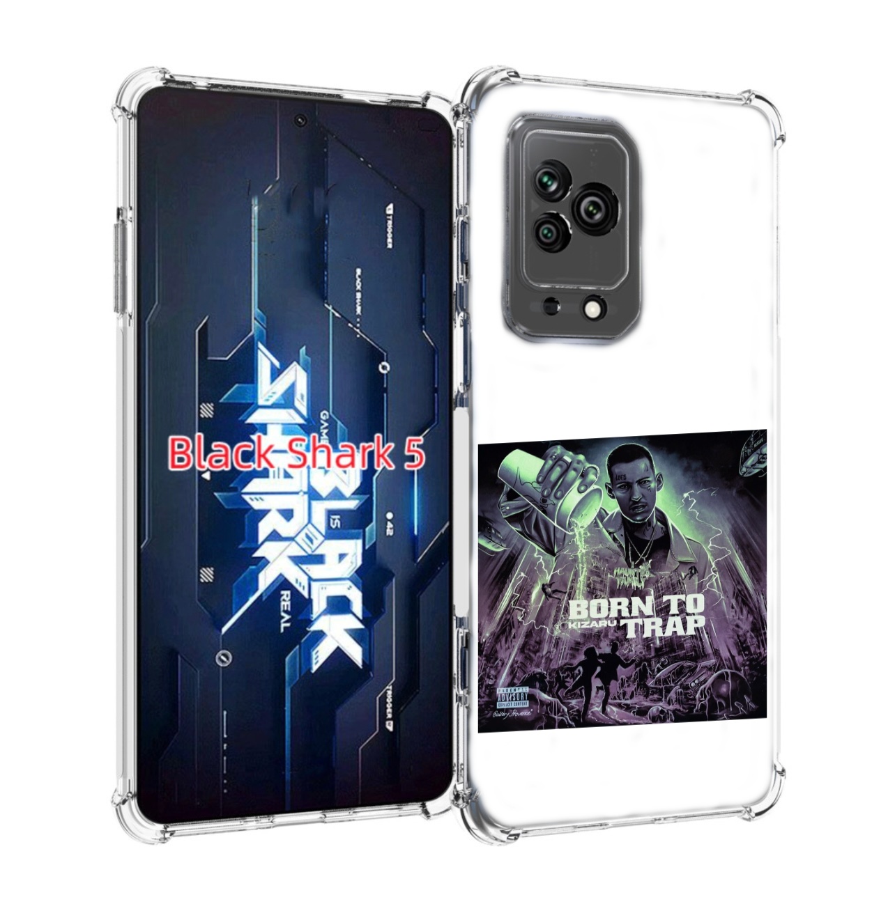 

Чехол MyPads Born to Trap Kizaru для Xiaomi Black Shark 5, Прозрачный, Tocco