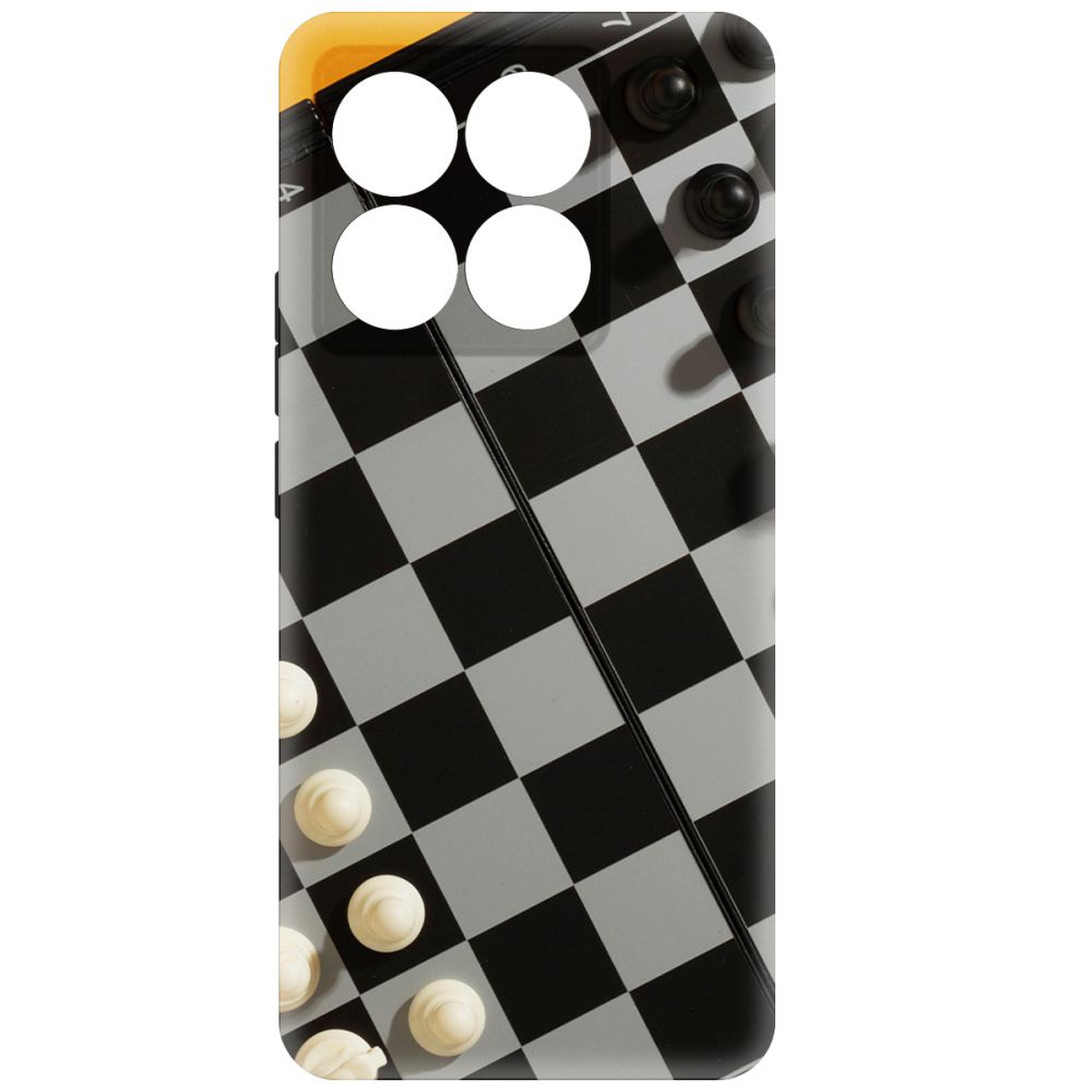 

Чехол-накладка Krutoff Soft Case Шахматы для Xiaomi 14T черный