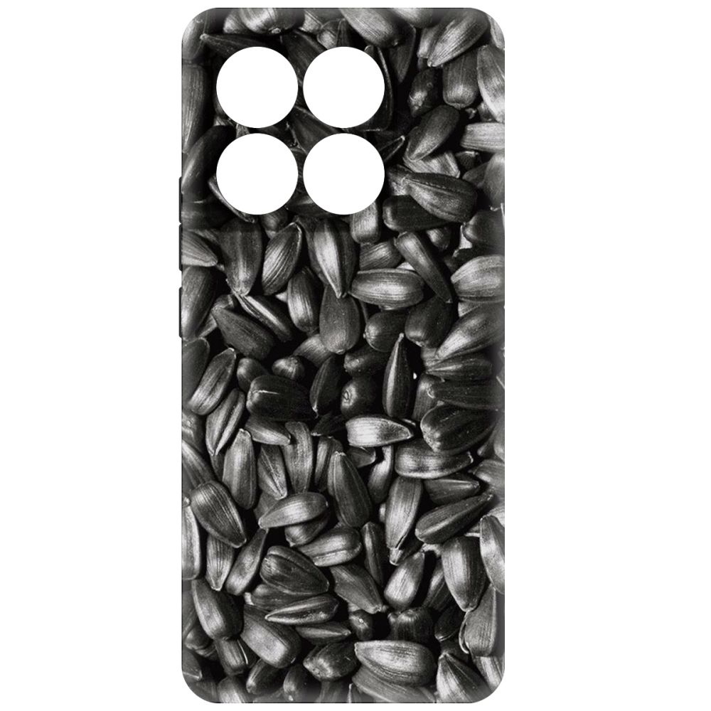 

Чехол-накладка Krutoff Soft Case Семечки для Xiaomi 14T черный
