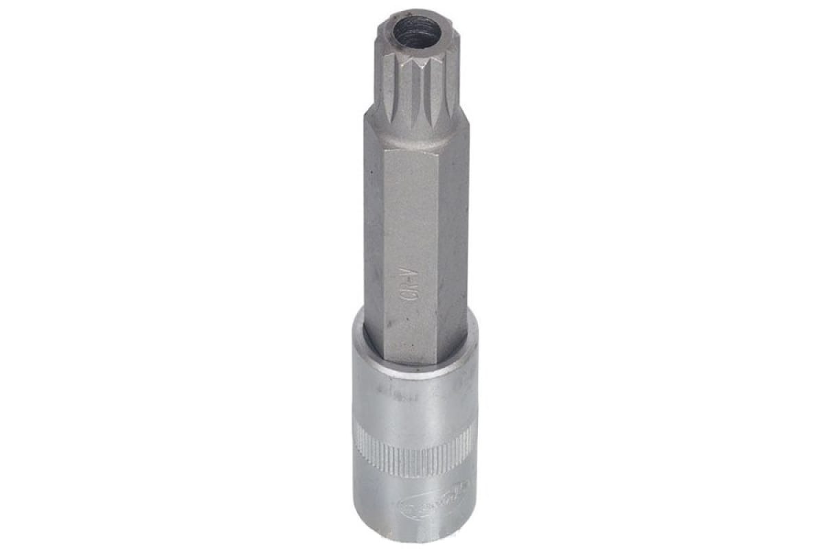 

Головка 1/2 L 100мм со вставкой SPLINE M18 с отверстием Professional АвтоDело 39209