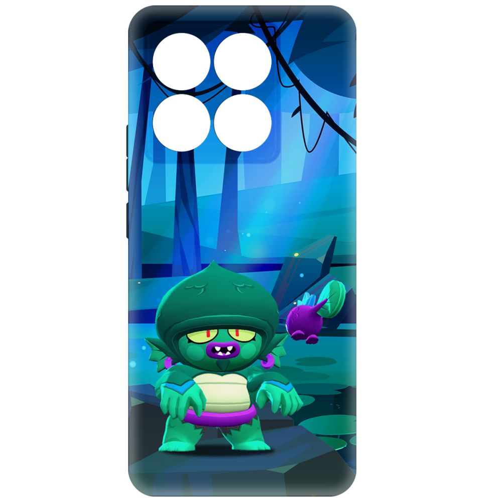 

Чехол-накладка Krutoff Soft Case Brawl Stars - Болотный Джин для Xiaomi 14T черный