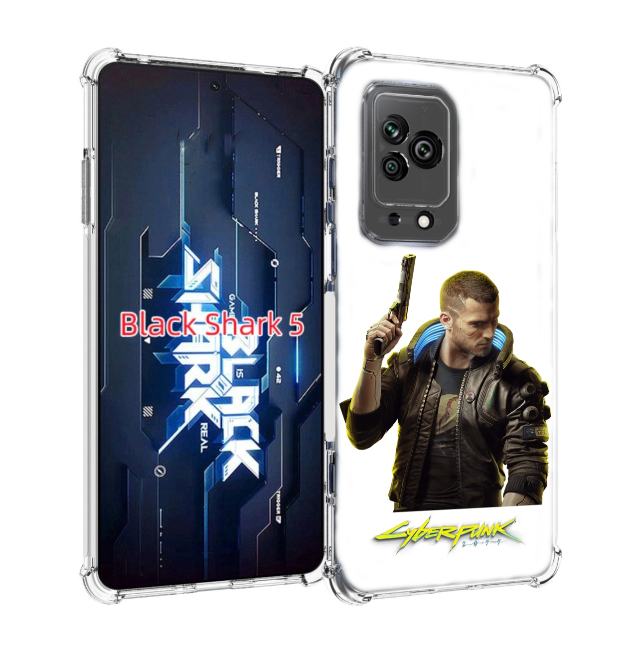 

Чехол MyPads Cyberpunk-2077 для Xiaomi Black Shark 5, Прозрачный, Tocco