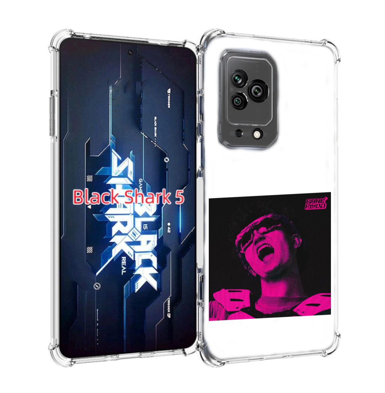 

Чехол MyPads Digital Fantazy GONE для Xiaomi Black Shark 5, Прозрачный, Tocco