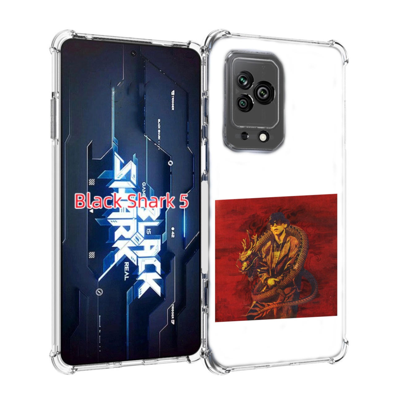 

Чехол MyPads Dragonborn Big Baby Tape для Xiaomi Black Shark 5, Прозрачный, Tocco