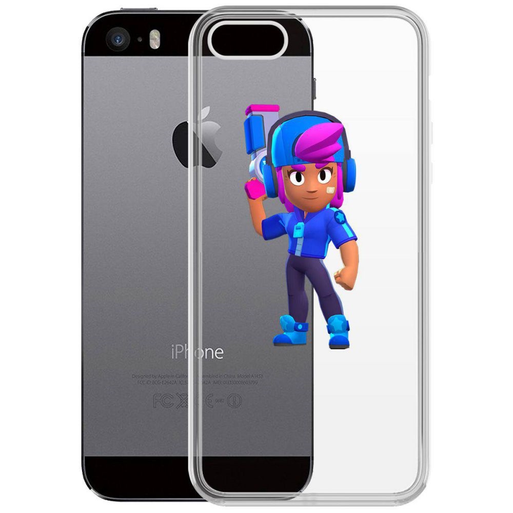 

Чехол-накладка Brawl Stars-Звёздная Шелли для iPhone 5/5s
